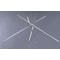 Et2 Alumilux Suspension 4-Light 44.5" Wide Satin Aluminum Pendant Light E41443-SA - alternate 3